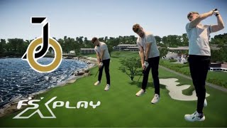 FSX PLAY REVIEW 9 holes Pebble Beach UNBELIEVABLE GRAPHICS [upl. by Oned]