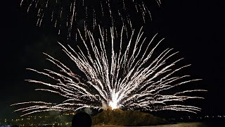 Vuurwerk Blanes 2572024 PoleggiMediterráneo [upl. by Monteria]