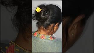 Very easy clutcher juda hairstyle  everyday hairstyle clutcherhairstyle hairstyleshorts [upl. by Ardnasela]