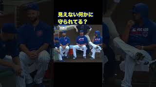 見えない何か？野球 mlb 不思議 珍プレーワンピース エヴァンゲリオン [upl. by Lois]