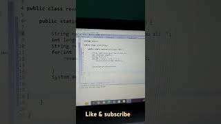 String reverse in java CodeWithMagic489 [upl. by Nyrak]