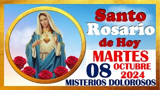 SANTO ROSARIO DE HOY MARTES 08 DE OCTUBRE DE 2024 🌹 Misterios DOLOROSOS 🌹 SANTO ROSARIO MEDITADO 🌹 [upl. by Cowen928]