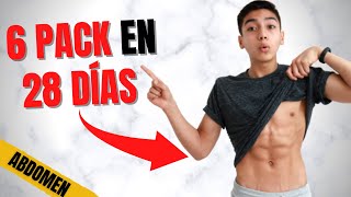 Rutina de ABDOMEN en CASA INTENSA sin EQUIPO🔥  7 MIN de EJERCICIOS para abdominales 28 DÍAS🕓 [upl. by Kinney]