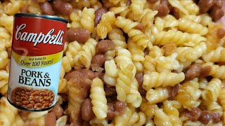 Instant Pot Cooking Fusilli Pasta with Pork Rinds and Pork amp Beans [upl. by Cayser]