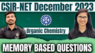 CSIR NET Dec 2023 Memory Based Questions  Chemistry Solutions  Answer Key Exam Analysis Chemistry [upl. by Fifi859]