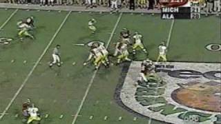 2000 Orange Bowl Michigan 35 Alabama 34 PART 2 [upl. by Genesa]