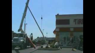 FlagDeskcom  How to Install a 70 Foot Flagpole [upl. by Lednahc]