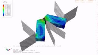 Charpy impact test Abaqus [upl. by Bogey]