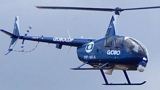 Helicopters Robinson R44 Raven Take Off Video TV Helicopter [upl. by Gabbie]