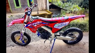 CRF 450 SUPERMOTO BASIC crftrail supermotocrf150l crf450 [upl. by Aikan50]