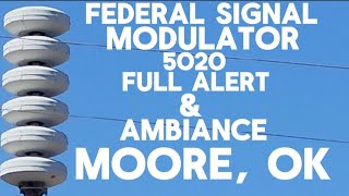 FS Modulator 5020  Full Alert amp Ambinace  Moore Oklahoma  3924 [upl. by Innoc]