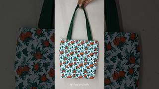 Handmade Bag Making  Tote bag sewing tutorial  Bag making at home diy clothesbag bagmaking [upl. by Myca]