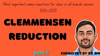 Clemmensen reduction class 12 [upl. by Mcclelland]