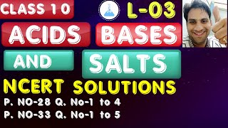 acids bases and salts class 10 ncert solutionsncert solutions class 10 science acids bases and salt [upl. by Adnak]