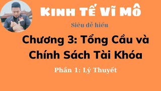 Kinh tế Vĩ Mô chương 3 Tổng cầu và chính sách tài khóa siêu dễ hiểu phần 1 ♥️ Quang Trung TV [upl. by Palmore]