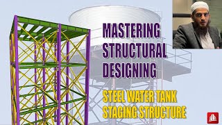 STAAD Pro Mastery From Loading to Optimization  Steel Water Tank Design Tutorial [upl. by Duffy]