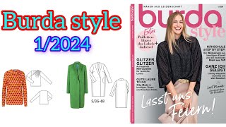 Burda style 12024 A stylish and wonderful collection that you will love Burda January 2024 [upl. by Pride]