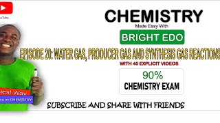 Non Metals in Chemistry Gasification of Coke [upl. by Heyra]