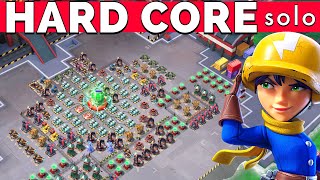 a SOLO on HARD CORE 😳 LASER RANGERS rocking it  BOOM BEACH gameplayoperation attack strategytips [upl. by Susann]