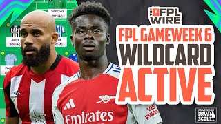 GW6 WILDCARD ACTIVE  The FPL Wire  Fantasy Premier League Tips 202324 [upl. by Gracia]