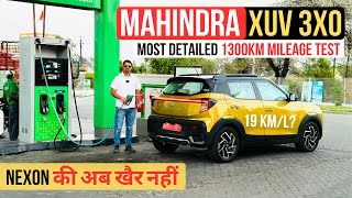 2024 Mahindra XUV 3XO Most Detailed Mileage Test amp Review  ये बनेगी No1 SUV [upl. by Paske831]