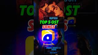 Top 5 OST Songs Of Geo TV dramagirl pakistanidrama trending [upl. by Longtin]