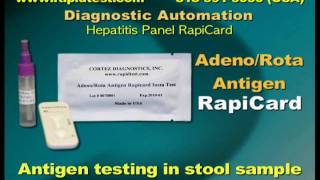 AdenoRota antigen rapid test [upl. by Eirod]