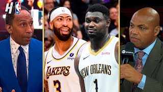 Inside the NBA discuss Zion amp Anthony Davis  2023 InSeason Tournament Semis [upl. by Hesoj69]