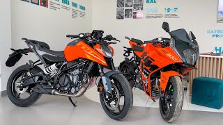 2023 New KTM Duke 250 VS RC 200 New Model Full Comparison Review [upl. by Paske955]