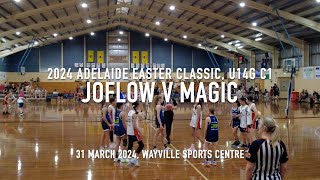 2024 Easter Classic u14G C1 Hawthorn Magic v Joflow Basketball [upl. by Eido]