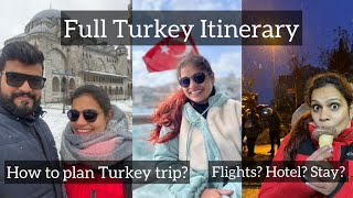 10 Days In Turkey  Complete Itinerary With Cost  Turkey Budget Travel from India  Turkey Vlogs [upl. by Howlyn]