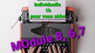 Module 8 aidesoignante nouvelle  aide personnalisé mod 867 [upl. by Belamy]