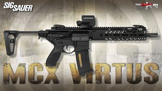 Review VFC  SIG SAUER MCX Virtus  6mm SAEG AirsoftSoftair Test GermanDE [upl. by Wycoff]