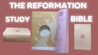 The Reformation Study Bible Student Edition Overview [upl. by Neeoma]