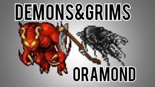 TIBIA  Oramond Demons  Task 6666Knights  Abandoned Sewers  EK 500 [upl. by Nett]