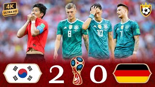 Korea shocks the world and knocks Germany out of the World Cup Group stage🤯● Full Highlights 🎞️  4K [upl. by Eaj]