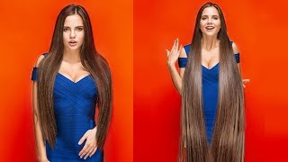 16 HAIR HACKS AND HAIRSTYLES TO MAKE YOUR HAIR LOOK LONGER AND STRONGER [upl. by Casabonne869]