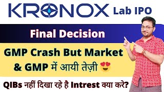 Kronox Lab Science IPO Final Decision  Kronox Lab IPO Apply or Not  Kronox Lab IPO Subscripiton [upl. by Alisa]