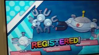 Pokémon ultra sun how to evolve Magneton to Magnezone [upl. by Rodd]