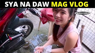 Honda Click change oil gear oil coolant ni misis  inagawan pa ako [upl. by Nyrek]