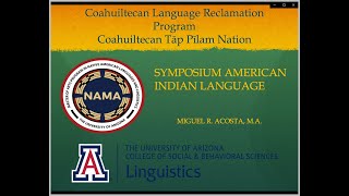 Coahuiltecan Language Reclamation Program Coahuiltecan Tap Pilam Nation by Miguel R Acosta [upl. by Ahsiniuq]