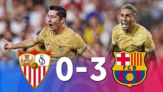 Sevilla vs Barcelona 03 La Liga 202223  MATCH REVIEW [upl. by Domenico]