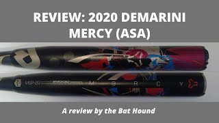 2020 Demarini Mercy ASA – Review [upl. by Esilehs505]