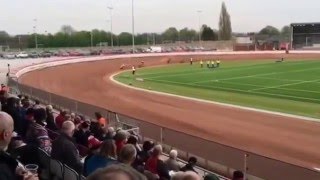 Belle Vue National Speedway Stadium First Ever Race [upl. by Enixam]