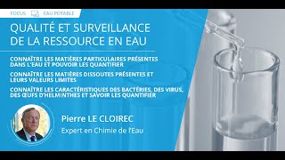 Qualité et surveillance de la ressource en eau  Bactéries dans les ressources en eau [upl. by Nerty]