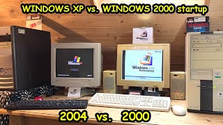 Epic BootUp Battle Windows 2000 vs Windows XP  Which One Wins [upl. by Hannad]