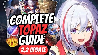 Complete Topaz Build Guide Best Relics Best Lightcones Team Options Honkai Star Rail [upl. by Rinna]