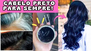 CABELO BRANCO fica PRETO pra SEMPRESEM TINTA e SEM QUÍMICA [upl. by Erodasi952]