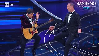 Sanremo 2023  Gianni Morandi e Amadeus le canzoni brutte [upl. by Baptist]