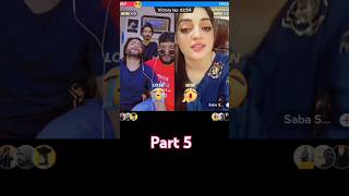 part 5 lakh lana Tum logon per sabzi Wala and Saba live TikTok match MalikAminofficial shorts [upl. by Mathi]